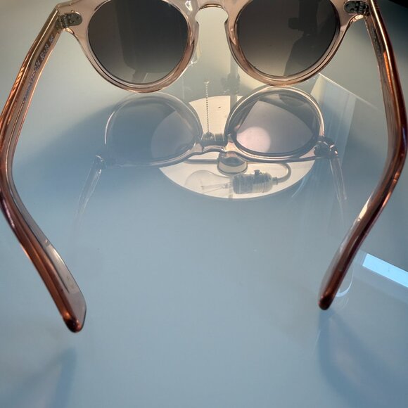 Illesteva RARE Pink Crystal Leonard IIe Sunglasses, France c.74 50 23 145 main image 5